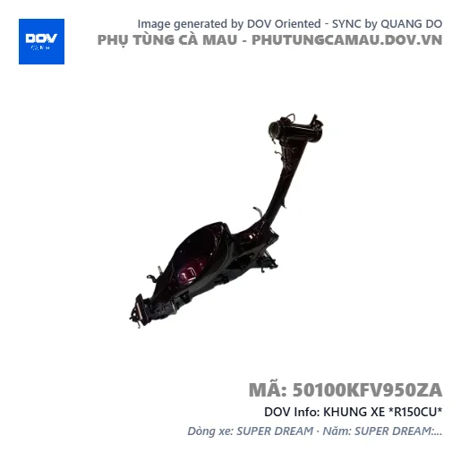 KHUNG XE *R150CU*  — 50100KFV950ZA