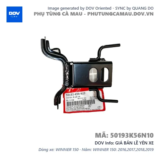 GIÁ BẢN LỀ YÊN XE  — 50193K56N10