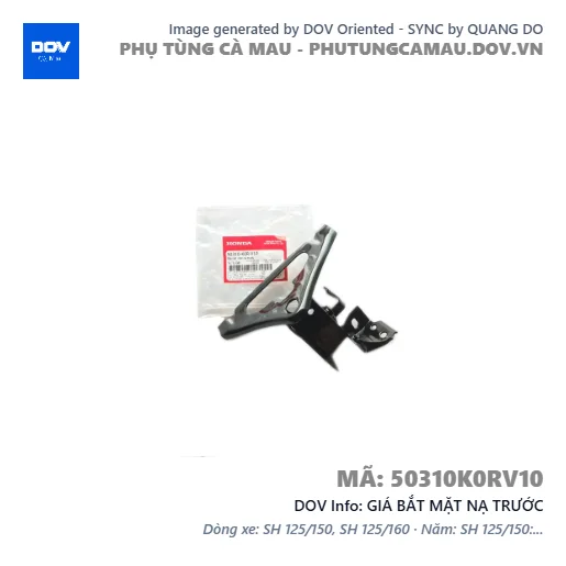GIÁ BẮT MẶT NẠ TRƯỚC  — 50310K0RV10