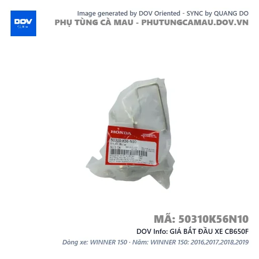 GIÁ BẮT ĐẦU XE CB650F — 50310K56N10