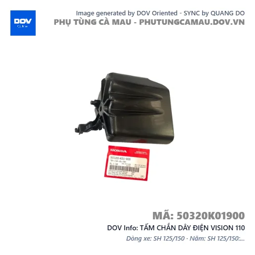 TẤM CHẮN DÂY ĐIỆN VISION 110 — 50320K01900