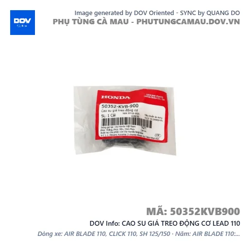 CAO SU GIÁ TREO ĐỘNG CƠ LEAD 110 — 50352KVB900