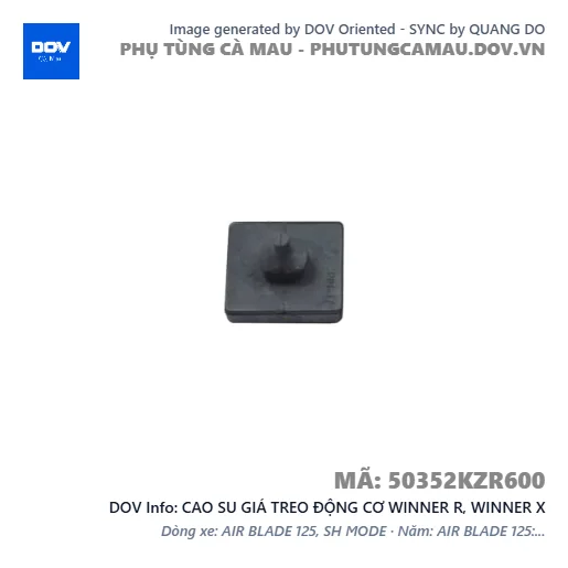 CAO SU GIÁ TREO ĐỘNG CƠ WINNER R, WINNER X — 50352KZR600
