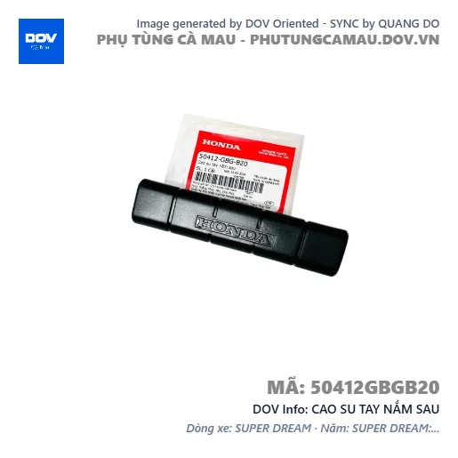 CAO SU TAY NẮM SAU  — 50412GBGB20