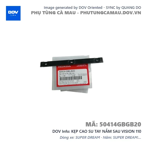 KẸP CAO SU TAY NẮM SAU VISION 110 — 50414GBGB20