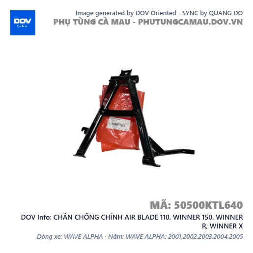 CHÂN CHỐNG CHÍNH AIR BLADE 110, WINNER 150, WINNER R, WINNER X — 50500KTL640