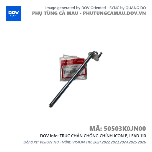 TRỤC CHÂN CHỐNG CHÍNH ICON E, LEAD 110 — 50503K0JN00