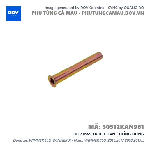 TRỤC CHÂN CHỐNG ĐỨNG  — 50512KAN961