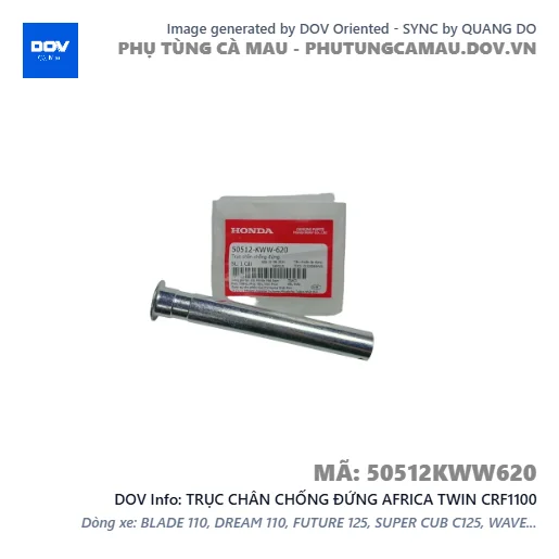 TRỤC CHÂN CHỐNG ĐỨNG AFRICA TWIN CRF1100 — 50512KWW620