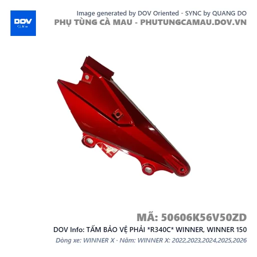 TẤM BẢO VỆ PHẢI *R340C* WINNER, WINNER 150 — 50606K56V50ZD