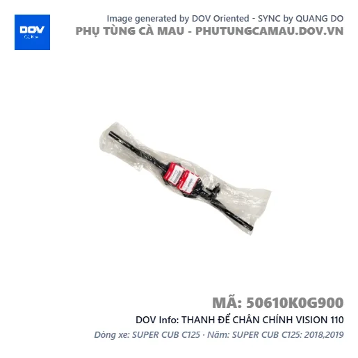 THANH ĐỂ CHÂN CHÍNH VISION 110 — 50610K0G900