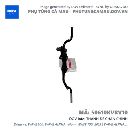 THANH ĐỂ CHÂN CHÍNH  — 50610KVRV10