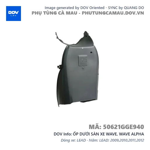 ỐP DƯỚI SÀN XE WAVE, WAVE ALPHA — 50621GGE940