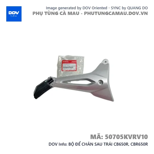 BỘ ĐỂ CHÂN SAU TRÁI CB650R, CBR650R — 50705KVRV10