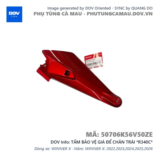 TẤM BẢO VỆ GIÁ ĐỂ CHÂN TRÁI *R340C*  — 50706K56V50ZE