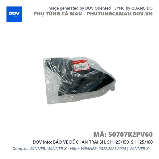 BẢO VỆ ĐỂ CHÂN TRÁI SH, SH 125/150, SH 125/160 — 50707K2PV60
