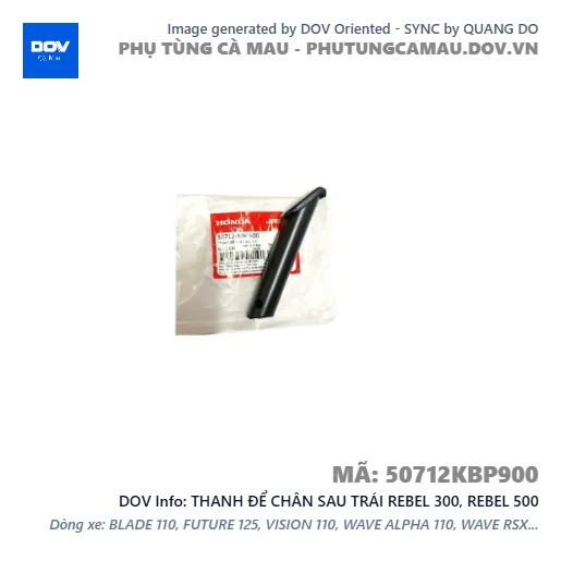 THANH ĐỂ CHÂN SAU TRÁI REBEL 300, REBEL 500 — 50712KBP900