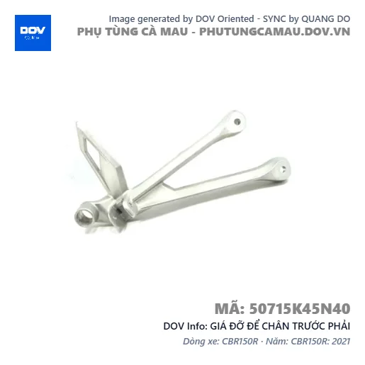 GIÁ ĐỠ ĐỂ CHÂN TRƯỚC PHẢI  — 50715K45N40