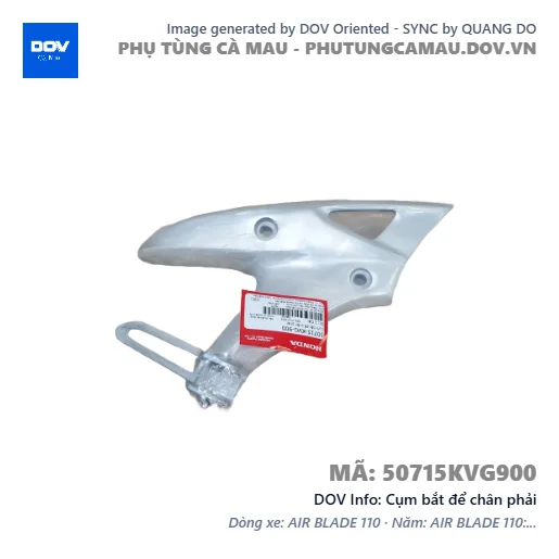 Cụm bắt để chân phải  — 50715KVG900