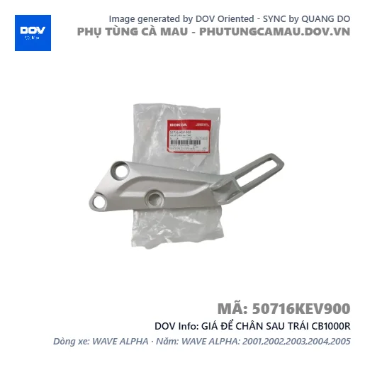 GIÁ ĐỂ CHÂN SAU TRÁI CB1000R — 50716KEV900