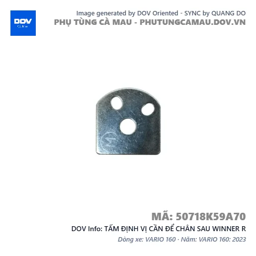 TẤM ĐỊNH VỊ CẦN ĐỂ CHÂN SAU WINNER R — 50718K59A70