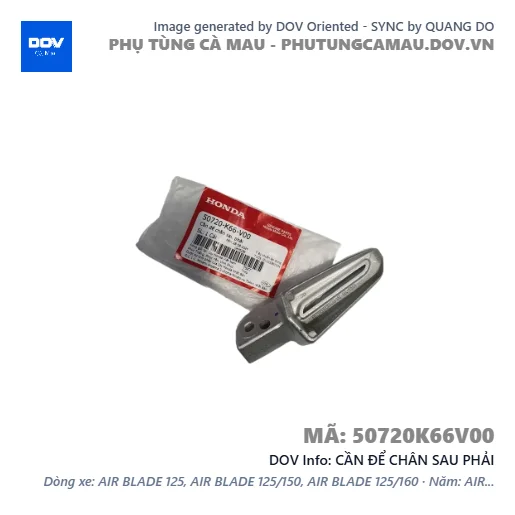 CẦN ĐỂ CHÂN SAU PHẢI  — 50720K66V00