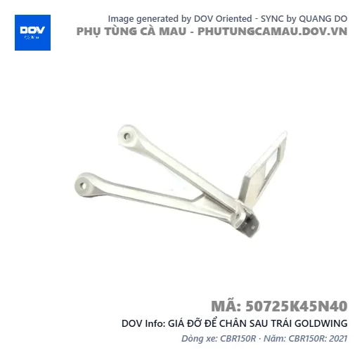 GIÁ ĐỠ ĐỂ CHÂN SAU TRÁI GOLDWING — 50725K45N40