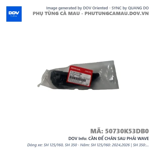CẦN ĐỂ CHÂN SAU PHẢI WAVE — 50730K53DB0