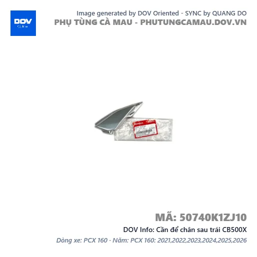 Cần để chân sau trái CB500X — 50740K1ZJ10
