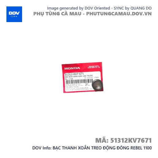 BẠC THANH XOẮN TREO ĐỘNG ĐÔNG REBEL 1100 — 51312KV7671
