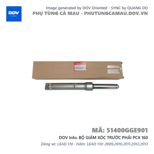 BỘ GIẢM XÓC TRƯỚC PHẢI PCX 160 — 51400GGE901