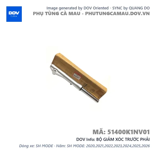 BỘ GIẢM XÓC TRƯỚC PHẢI  — 51400K1NV01