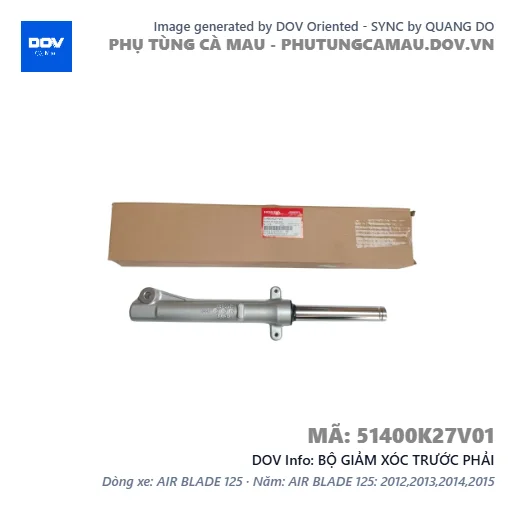 BỘ GIẢM XÓC TRƯỚC PHẢI  — 51400K27V01