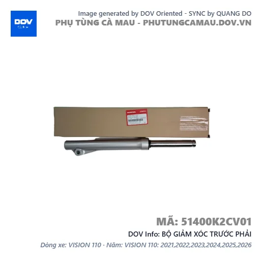 BỘ GIẢM XÓC TRƯỚC PHẢI — 51400K2CV01