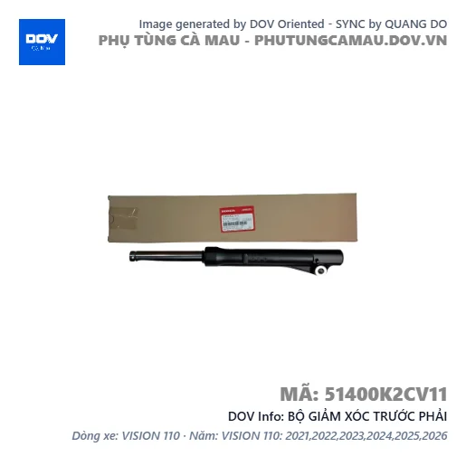 BỘ GIẢM XÓC TRƯỚC PHẢI  — 51400K2CV11