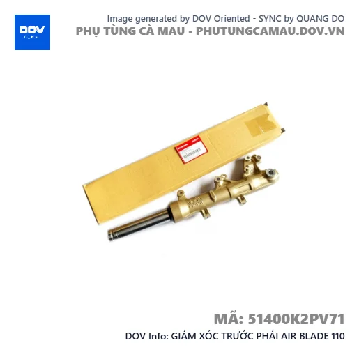 GIẢM XÓC TRƯỚC PHẢI AIR BLADE 110 — 51400K2PV71