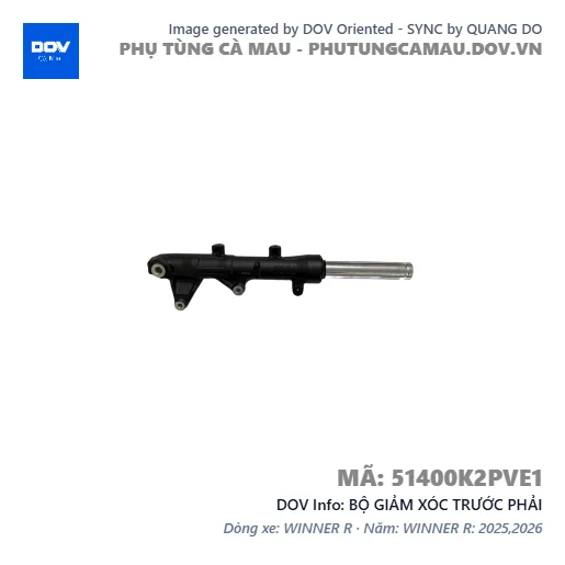 BỘ GIẢM XÓC TRƯỚC PHẢI — 51400K2PVE1