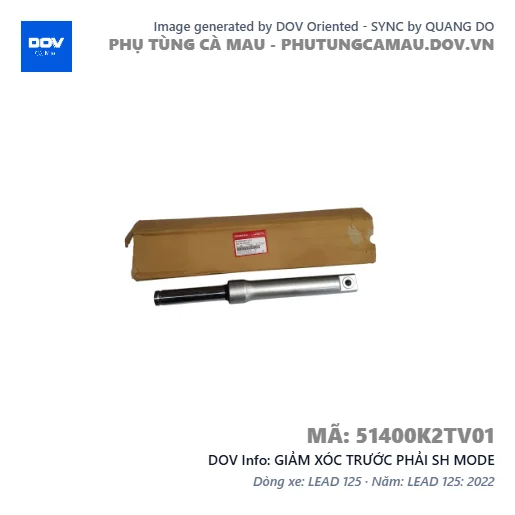 GIẢM XÓC TRƯỚC PHẢI SH MODE — 51400K2TV01