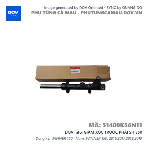 GIẢM XÓC TRƯỚC PHẢI SH 350 — 51400K56N11