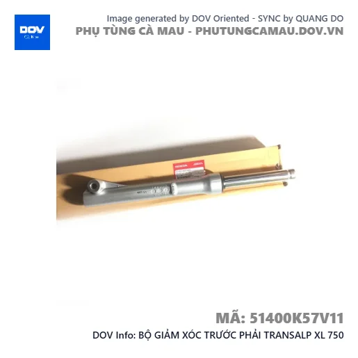 BỘ GIẢM XÓC TRƯỚC PHẢI TRANSALP XL 750 — 51400K57V11