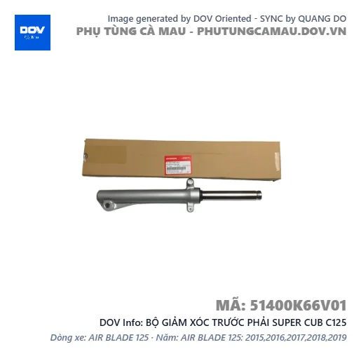 BỘ GIẢM XÓC TRƯỚC PHẢI SUPER CUB C125 — 51400K66V01