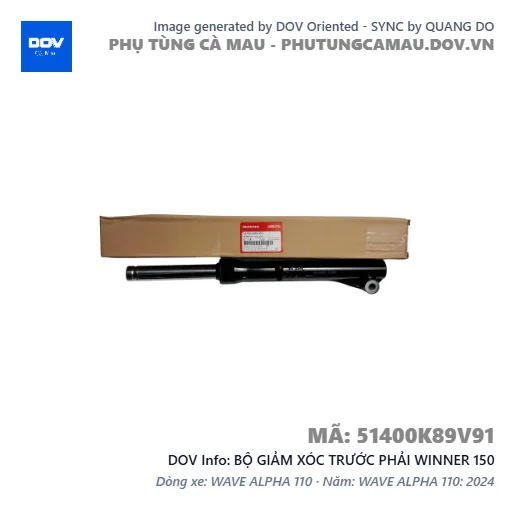 BỘ GIẢM XÓC TRƯỚC PHẢI WINNER 150 — 51400K89V91
