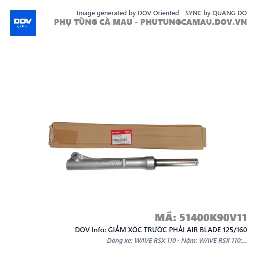 GIẢM XÓC TRƯỚC PHẢI AIR BLADE 125/160 — 51400K90V11