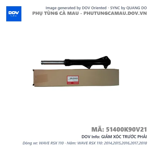 GIẢM XÓC TRƯỚC PHẢI — 51400K90V21
