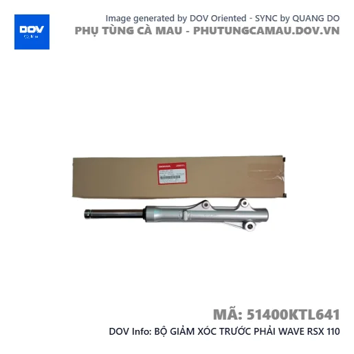 BỘ GIẢM XÓC TRƯỚC PHẢI WAVE RSX 110 — 51400KTL641