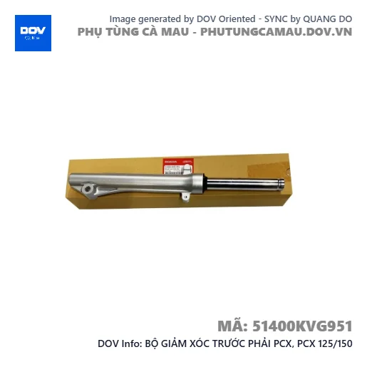 BỘ GIẢM XÓC TRƯỚC PHẢI PCX, PCX 125/150 — 51400KVG951