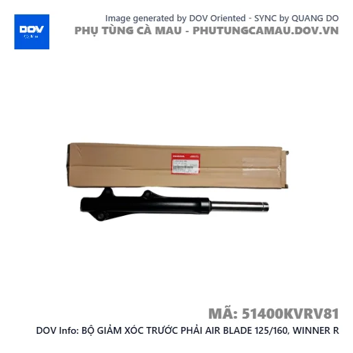 BỘ GIẢM XÓC TRƯỚC PHẢI AIR BLADE 125/160, WINNER R — 51400KVRV81