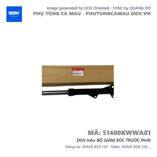 BỘ GIẢM XÓC TRƯỚC PHẢI — 51400KWWA81