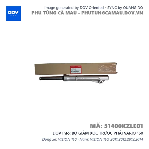 BỘ GIẢM XÓC TRƯỚC PHẢI VARIO 160 — 51400KZLE01