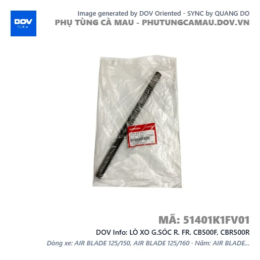 LÒ XO G.SÓC R. FR. CB500F, CBR500R — 51401K1FV01